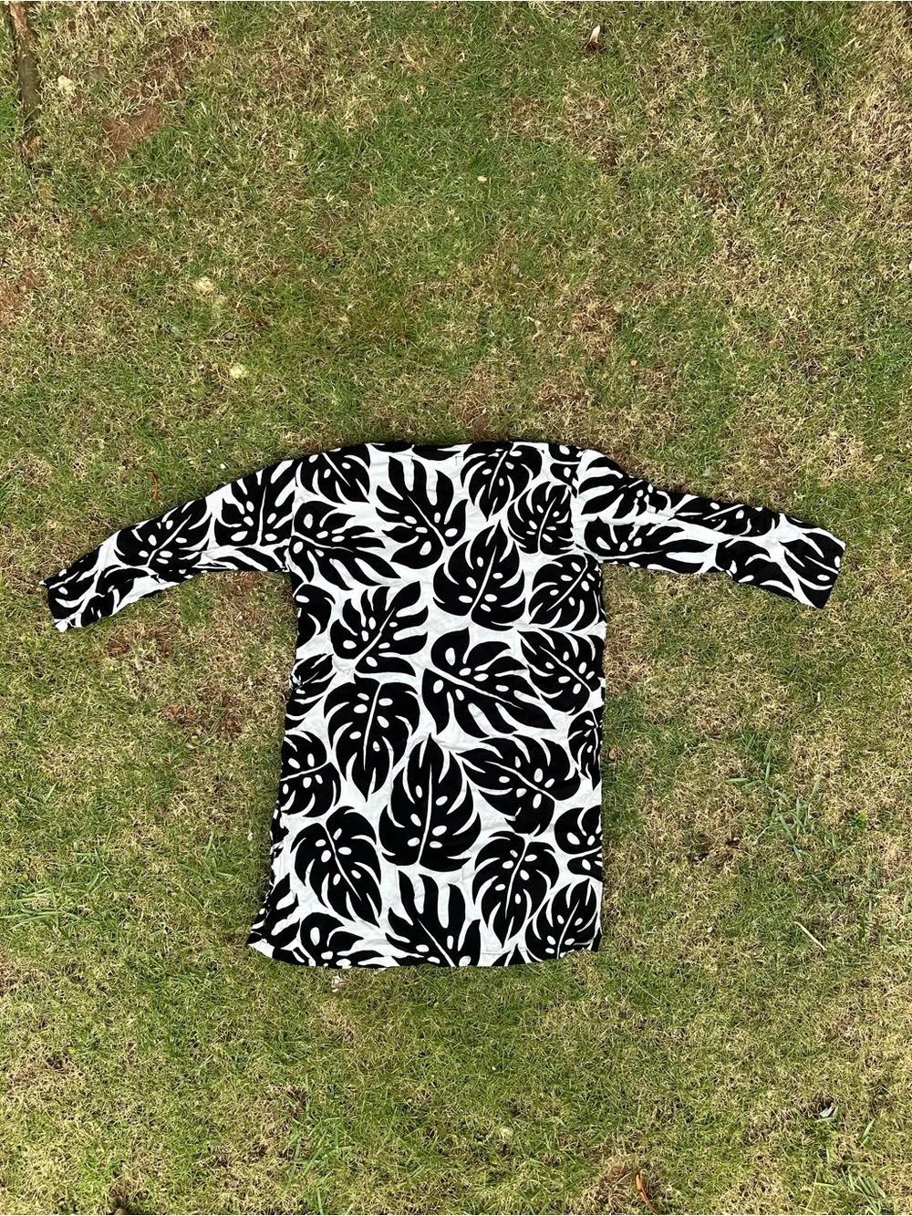Mikoh Mini Collection Monstera Print Dress Size Large